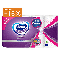 Полотенца кухонные бумажные Zewa 2сл. 4 рулона