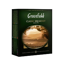 Чай Гринфилд черный Брекфаст в пакетах, 100 шт