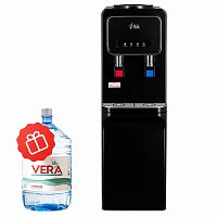 Кулер напольный для воды Ecotronic  V32-LCE со шкафчиком черный