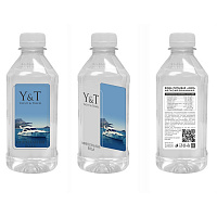 Брендированная вода №13 0,33 л, ПЭТ (этикетка тройная)