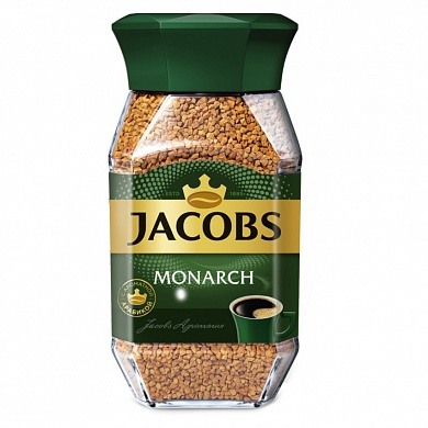 Кофе Jacobs Monarch растворимый, 190 г