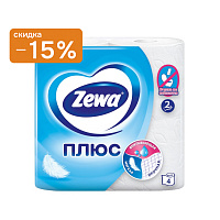 Туалетная бумага Zewa плюс 2 сл. 4 рулона