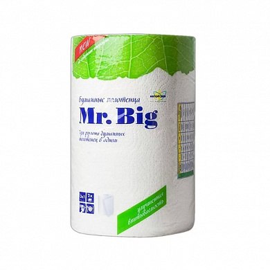 Полотенце бумажное «Ь» Mr. BIG (1 шт/2 сл)