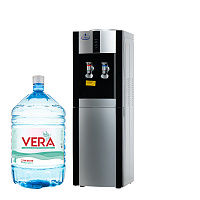 Кулер напольный для воды SMixx 16L-B/E черный с серебром