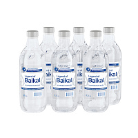 Вода Legend of Baikal, 6х0,75 л, газ стекло