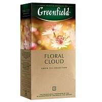 Чай Гринфилд зеленый Флорел Клауд в пакетах 25шт