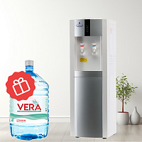 Кулер напольный для воды SMixx 16LD/E белый с серебром