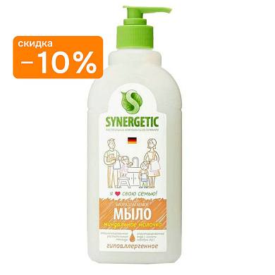 Мыло жидкое для рук Synergetic «Миндальное молочко» 0,5 л