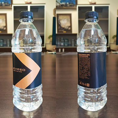 Брендированная вода №5 «Мия» 0,5 л, ПЭТ (этикетка круговая бумажная)