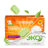 Таблетки для посудомоечных машин Synergetic 100 шт