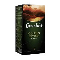 Чай Гринфилд черный Голден Цейлон в пакетах, 25 шт