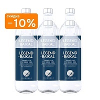 Вода глубинная кислородная Legend of Baikal 6х0,75 л, без газа стекло