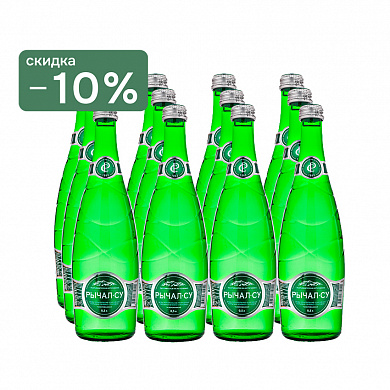 Вода «Рычал-Су» 12х0,5 л, газ стекло