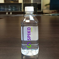 Брендированная вода №10 0,33 л, ПЭТ (этикетка плёнка прозрачная)