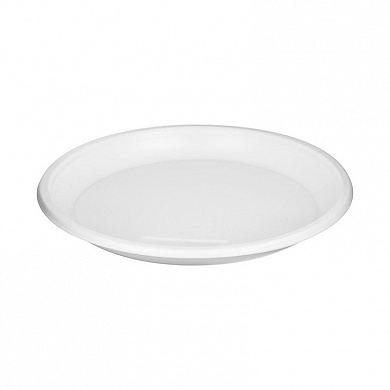 Тарелка одноразовая белая, 205 мм (100 шт)