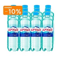 Вода минеральная «Архыз Vita» 12х0,5 л, газ ПЭТ