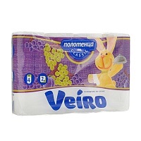 Полотенца бумажные Veiro Classic (4 шт/2 сл)