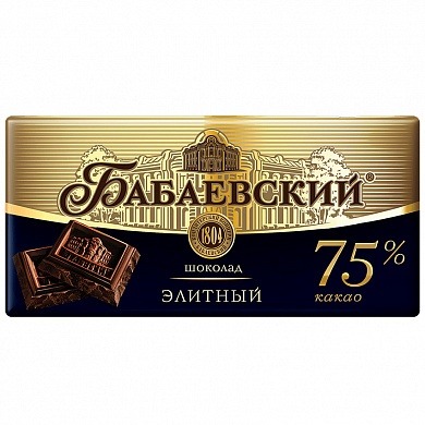 Шоколад Бабаевский элитный 75% какао, 90 г