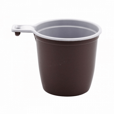 Чашка кофейная коричневая, 200 мл (50 шт)