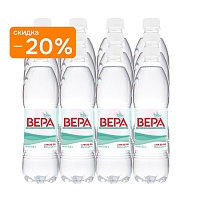 Вода «Вера» 12х0,5 л, без газа ПЭТ
