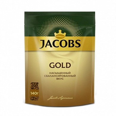 Кофе Jacobs Gold растворимый,140 г