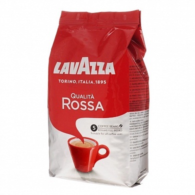Кофе Lavazza Qualita Rossa в зёрнах, 1 кг