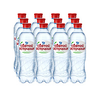 Вода «Святой Источник» 12х0,5 л, газ ПЭТ