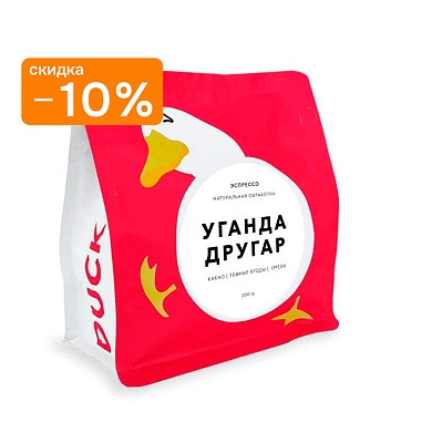 Кофе «Больше кофе» Уганда Другар в зёрнах, 200 г