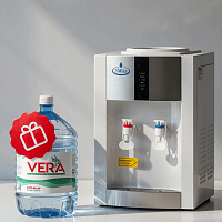 Кулер настольный для воды SMixx 16T/E белый с серебром