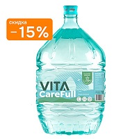 Вода VITA CareFull 19 л, одноразовая тара