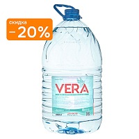 Вода «Вера» 5 л, одноразовая тара