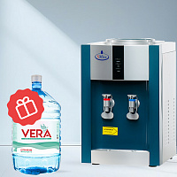 Кулер настольный для воды SMixx 16T/E голубой с серебром