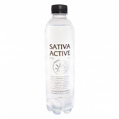 Напиток «SATIVA ACTIVE» с экстрактом конопли 15х430 мл, газ ПЭТ