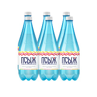Вода «ПСЫЖ» 6х1 л, газ ПЭТ