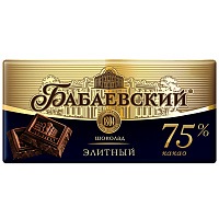 Шоколад Бабаевский элитный 75% какао, 90 г