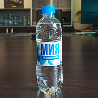 Брендированная вода №11 0,33 л, ПЭТ круглая (этикетка круговая полипропилен/бумажная)