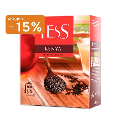 Чай Tess черный байховый Kenya, в пакетах 100 шт