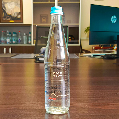 Брендированная вода №3 «Архыз Vita» 0,5 л, стекло (этикетка плёнка)