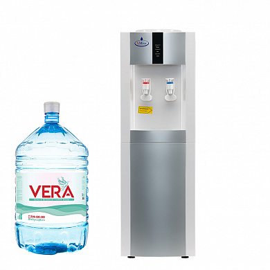 Кулер напольный для воды SMixx 16LD/E белый с серебром