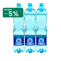 Вода SVETLA 6х1,5 л без газа, ПЭТ