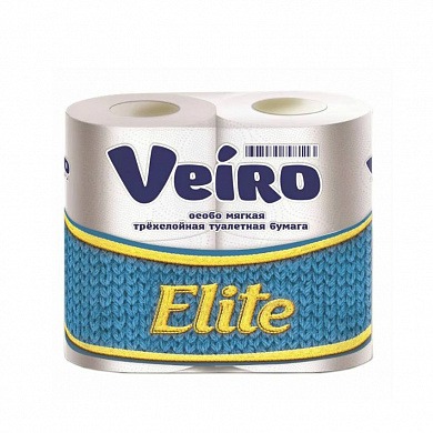 Туалетная бумага Linia Veiro Elite (4 шт/3 сл)