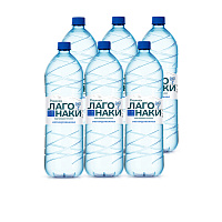 Вода «Родники Лаго-Наки», 6х1,5 л, без газа ПЭТ