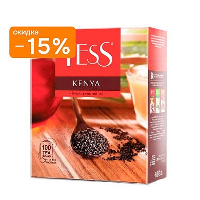 Чай Tess черный байховый Kenya, в пакетах 100 шт