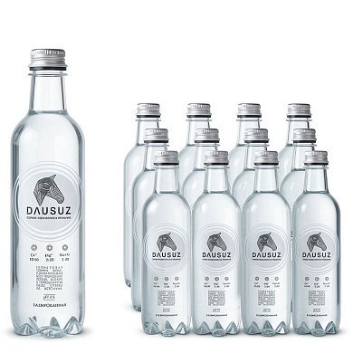 Вода минеральная DAUSUZ 12х0,5 л, газ ПЭТ