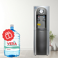 Кулер напольный для воды SMixx 95 LD серый с серебром