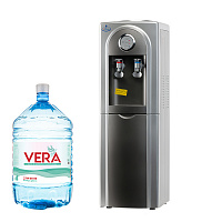 Кулер напольный для воды SMixx 95 L серый с серебром