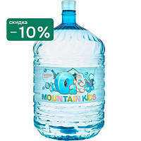 Вода детская MOUNTAIN KIDS 19 л, одноразовая тара