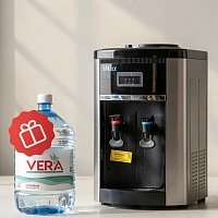 Кулер настольный для воды SMixx 178 T/E черный с серебром