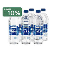 Вода Legend of Baikal, 6х1 л, без газа ПЭТ