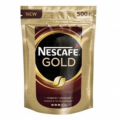 Кофе Nescafe Gold растворимый, 500 г